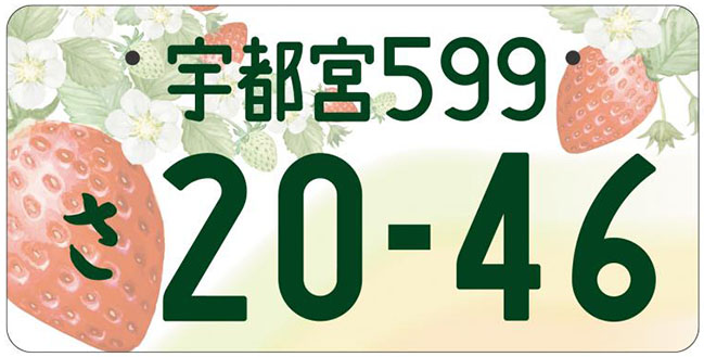 宇都宮ナンバープレート