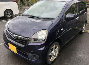 ダイハツミライース2014京都府の買取実績2023/03/22