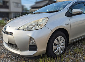 トヨタ アクア 2013年式 石川県の買取実績 2023-08-16画像