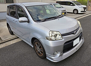 トヨタ シエンタ 2011年式 大阪府の買取実績 2024-09-03画像