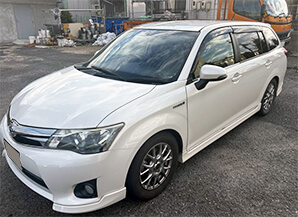 トヨタ カローラ フィールダー 2014年式 山口県の買取実績 2024-10-14画像