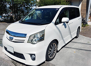 トヨタ ノア 2010年式 高知県の買取実績 2024-10-19画像