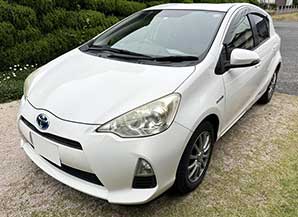 トヨタ アクア 2013年式 島根県の買取実績 2024-10-26画像