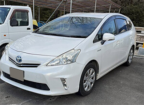 トヨタ プリウスα 2014年式 岐阜県の買取実績 2025-02-17画像