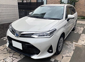 トヨタ カローラ フィールダー 2018年式 東京都の買取実績 2025-02-21画像