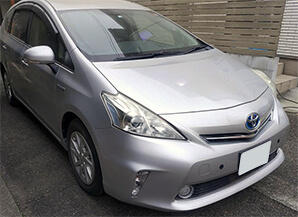 トヨタプリウスα2012東京都の買取実績2025/03/14