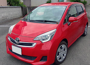 トヨタ ラクティス 2015年式 大阪府の買取実績 2025-05-08画像