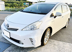 トヨタ プリウスα 2012年式 長崎県の買取実績 2025-05-12画像