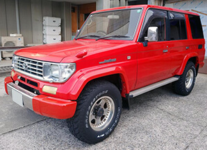 トヨタ ランドクルーザープラド 1993年式 石川県の買取実績 2025-06-08画像