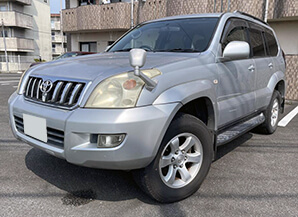 トヨタ ランドクルーザープラド 2004年式 鹿児島県の買取実績 2025-07-01画像