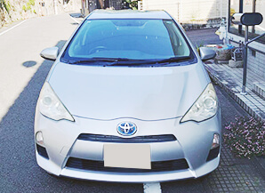 トヨタ アクア 2013年式 和歌山県の買取実績 2025-11-07画像