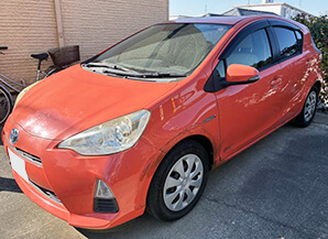 トヨタアクア平成24年式(2012年式)神奈川県横浜市緑区の買取実績2025/11/20