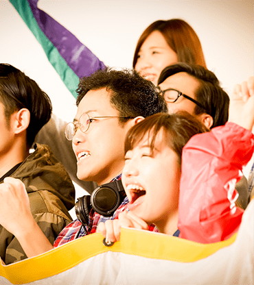 応援する観客のイメージ